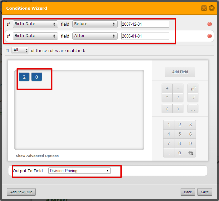 Create a product pricing based on user input (ie birthdate) Image 1 Screenshot 30
