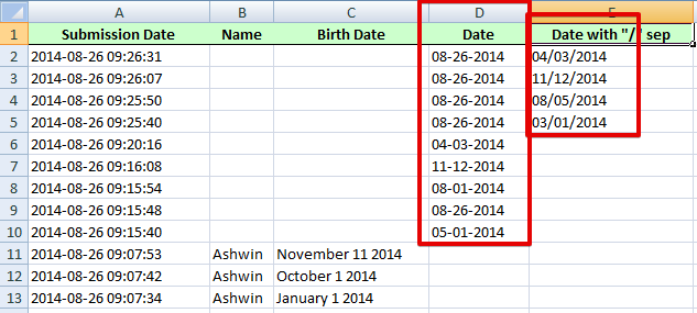 Leading zero in date value is being removed in submission excel Screenshot 20