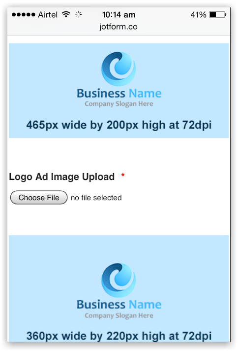 Make form responsive in designer doesnt apply to images Image 1 Screenshot 20