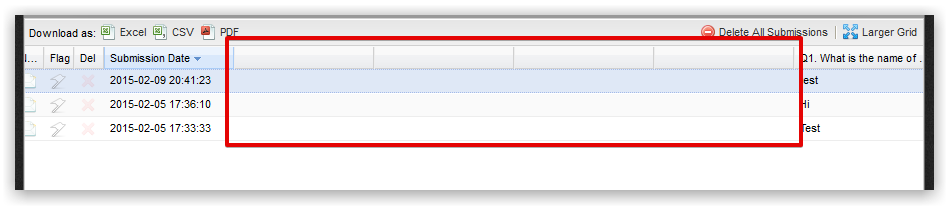 Adobe FormsCentral: Imported form displays several blank fields in submission page Screenshot 30