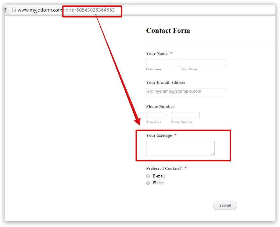 HTML Code Is Being Displayed In The Text Box Field Of Embedded Form 