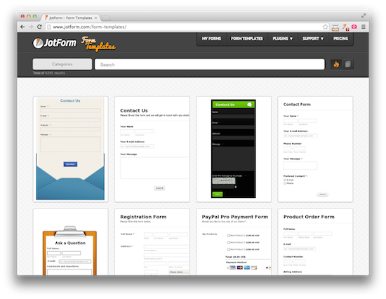 form templates