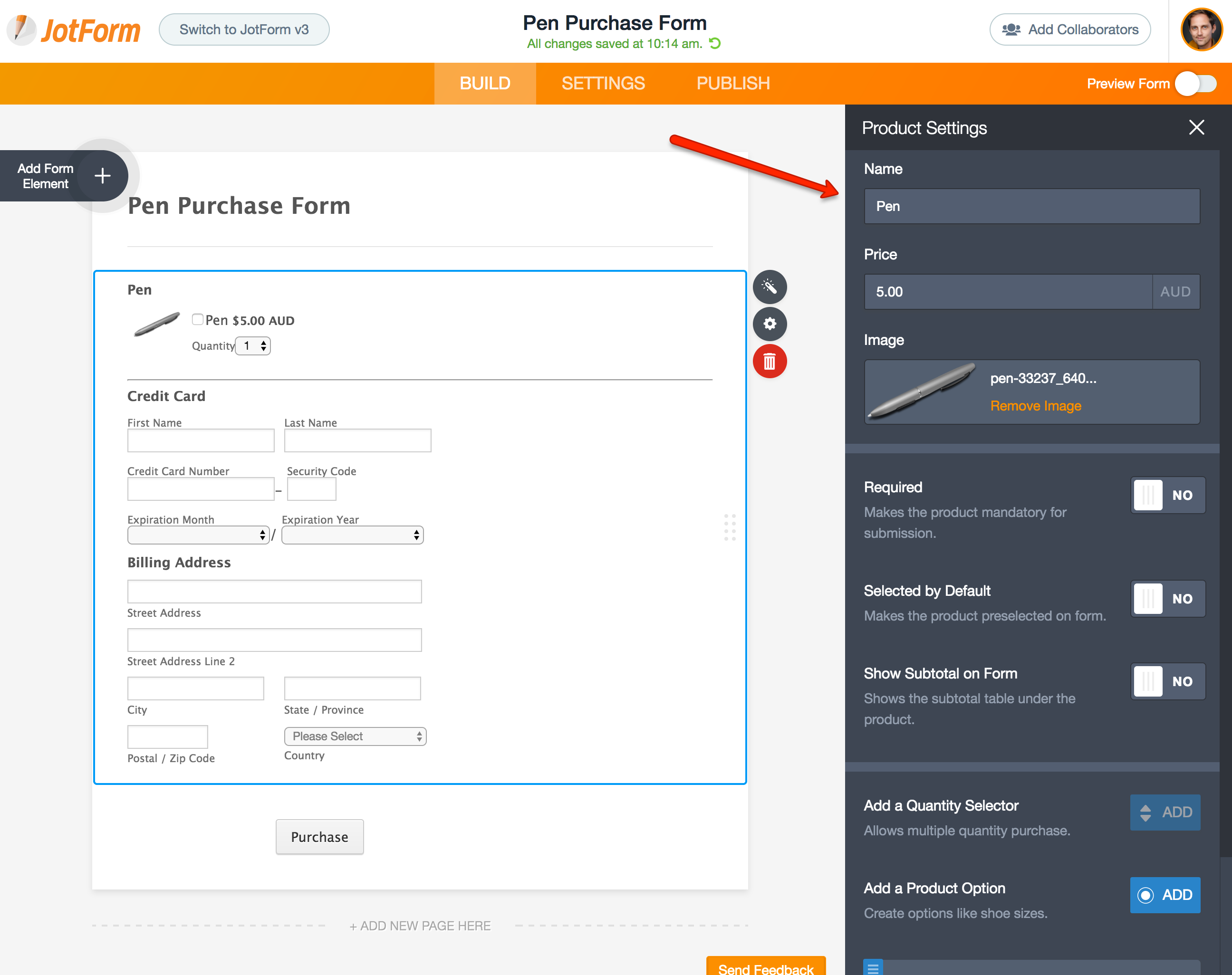 setting up jotform and eway