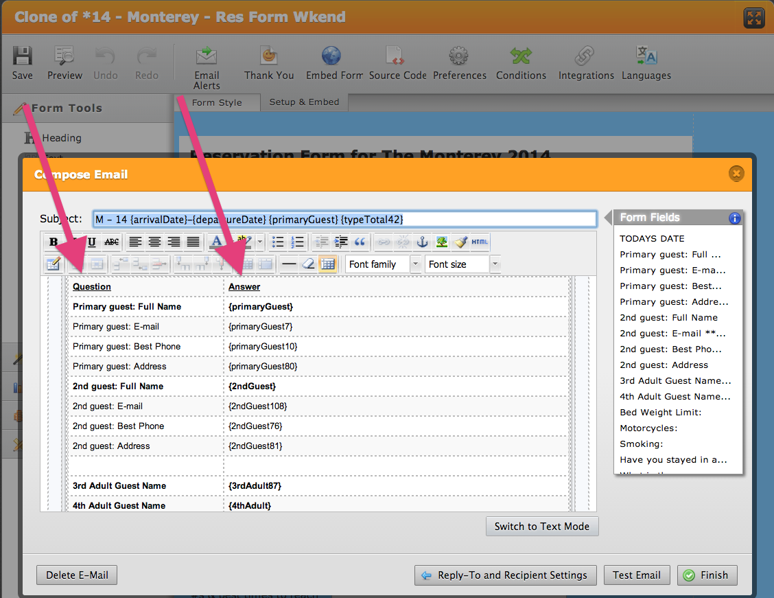 How to remove submission data from email alert Image 1 Screenshot 20