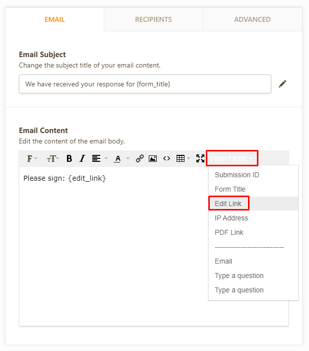 Is there a way to send the form to two different people for signatures in two spots? Image 1 Screenshot 20