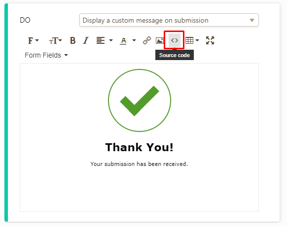 I created conditions to change “Thank You” page action according to Image 2 Screenshot 41