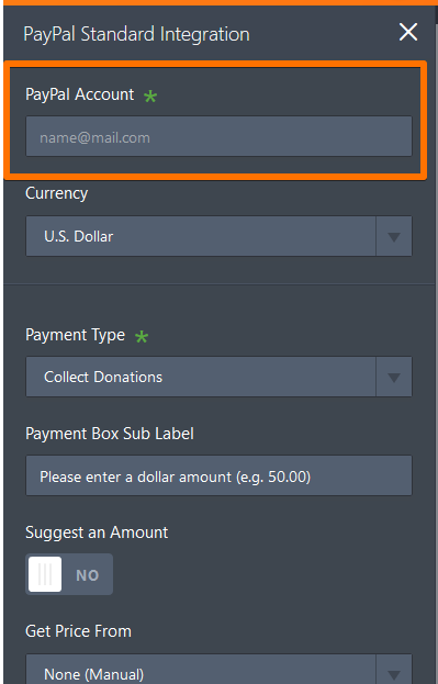 Link to verify email is invalid and cant add a paypal account to my form Screenshot 20