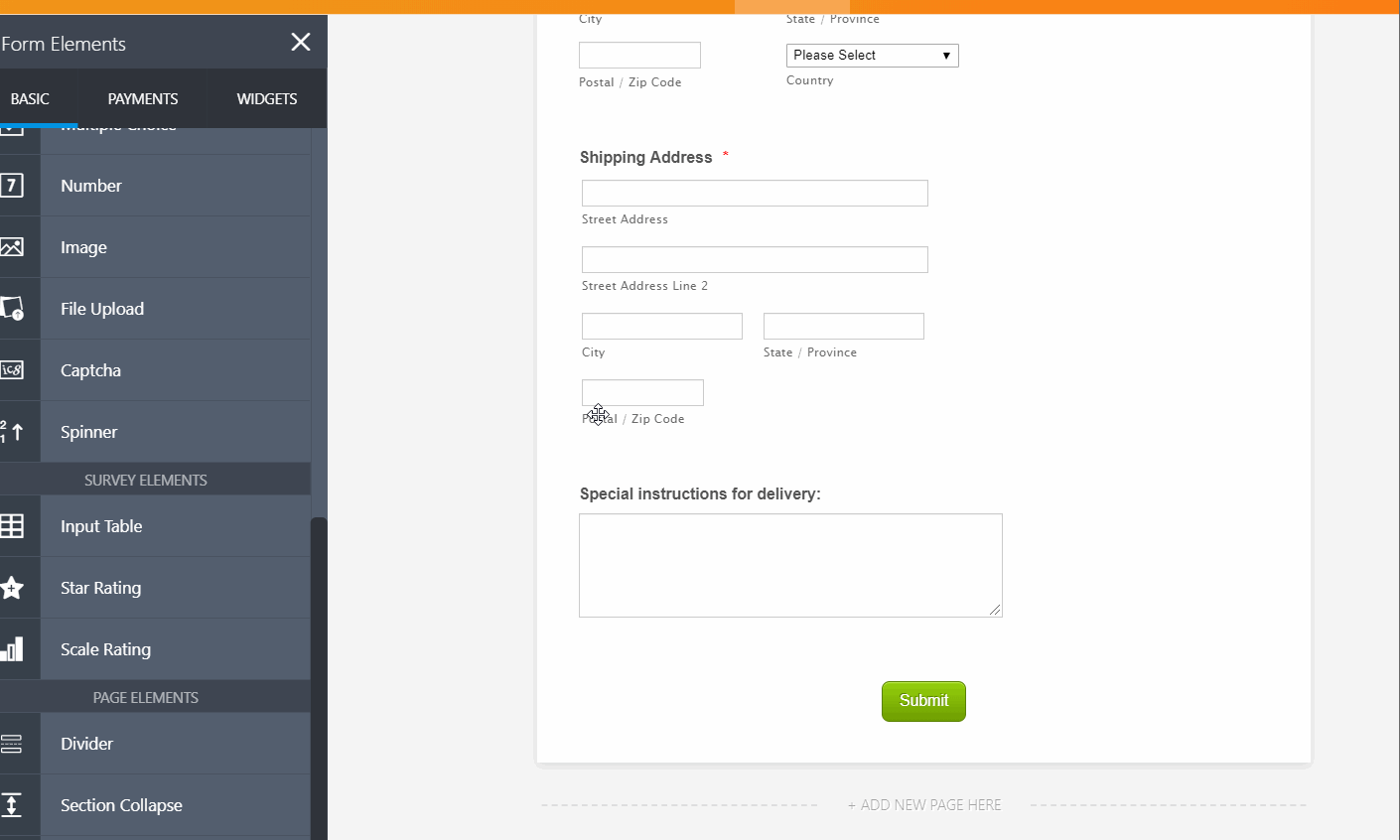 Can I set up my form so that it goes through multiple pages?