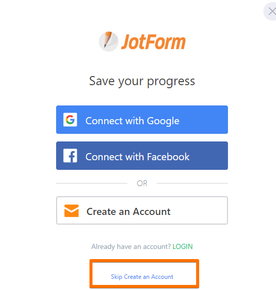 Continue form later: option  to remove login screen Image 1 Screenshot 20