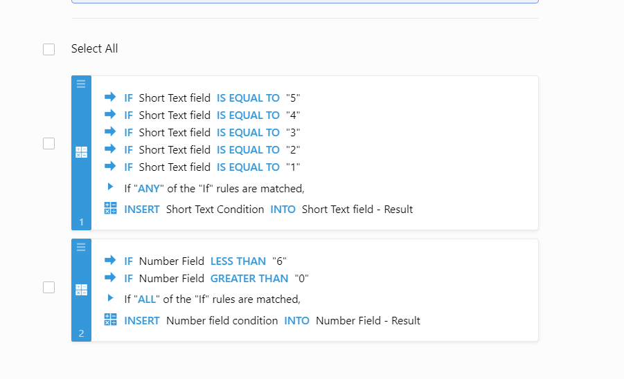 How to create a condition with number between 1 and 5? Image 2 Screenshot 41