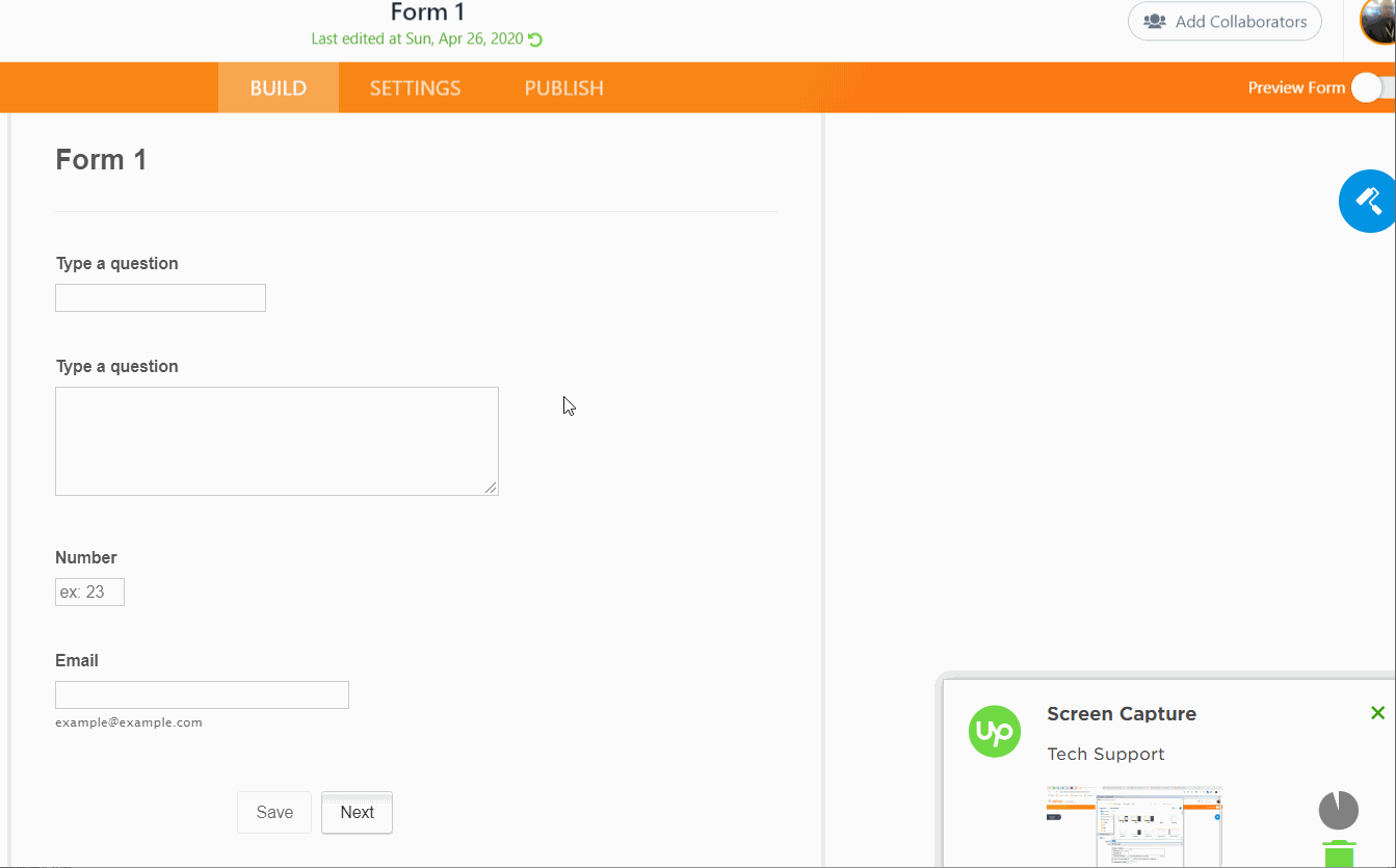 How to setup field validation