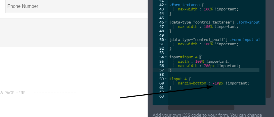 How can I get the email field to be 100% width?