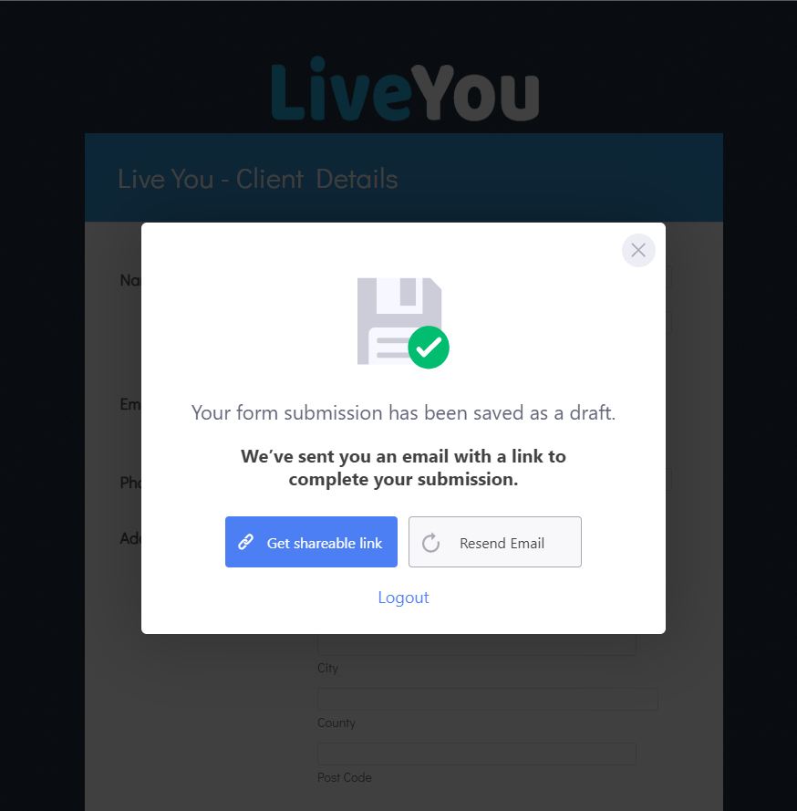 Save Submission Through Facebook Authentication Failed