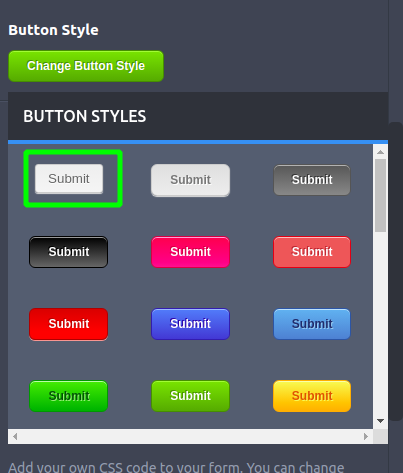 Change colours of buttons Send, Next, and Previous