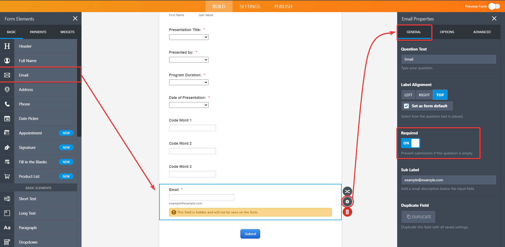 How can I create a form that gets automatically sent to the person who fills it out with conditions Screenshot 60