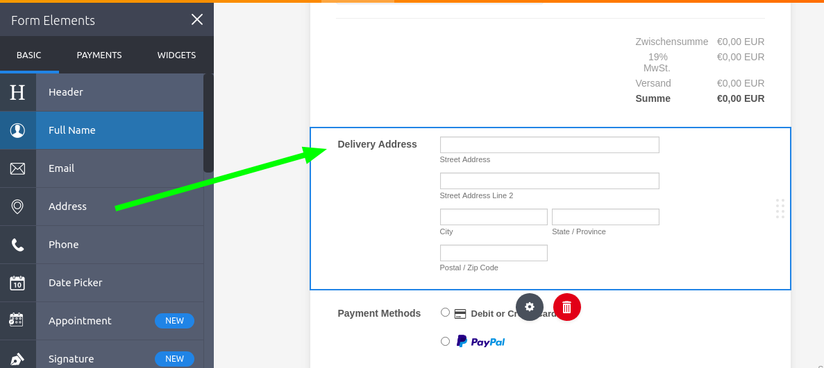 How to add Invoice Address Image 1 Screenshot 50