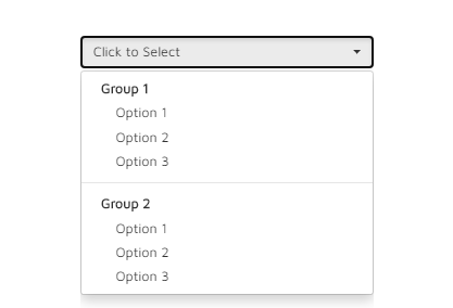 Grouped Values Dropdown A Drop Down field with Options Organized into Groups Image 1 Screenshot 20