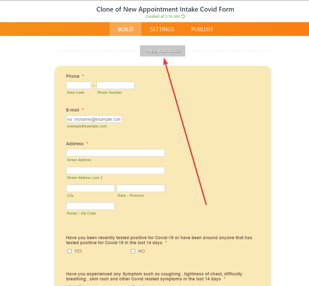 How to add logo to my form and save it as form template? Image 1 Screenshot 30