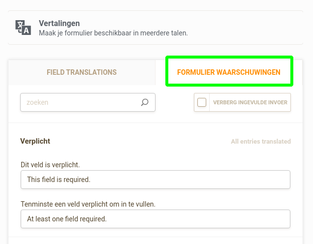 Standard warning for appointment field in Dutch Image 4 Screenshot 93
