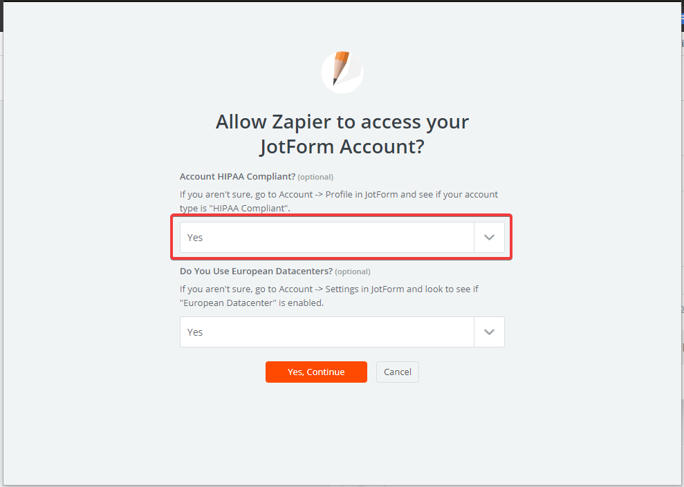 Unable to connect in Zapier Image 1 Screenshot 20