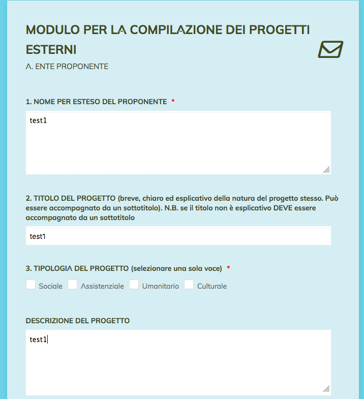 Caratteri inviabili in un modulo Image 1 Screenshot 30