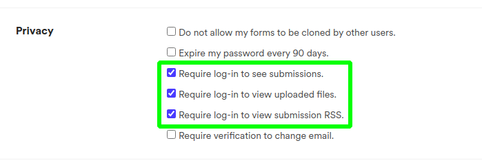 How to make sure respondent cannot see other persons entries? Image 1 Screenshot 20