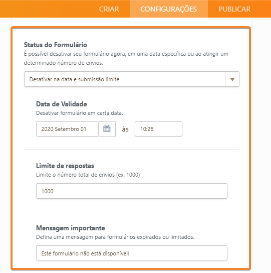 Como Limitar as Submissões a um Formulário Image-4