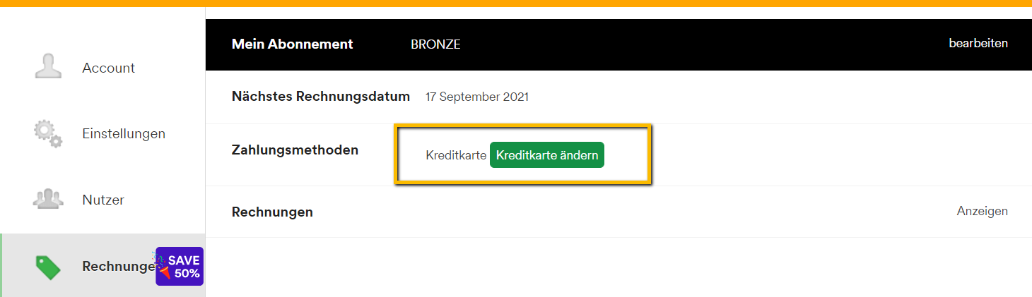 Wie Sie Kreditkartenzahlungen ändern Image-3