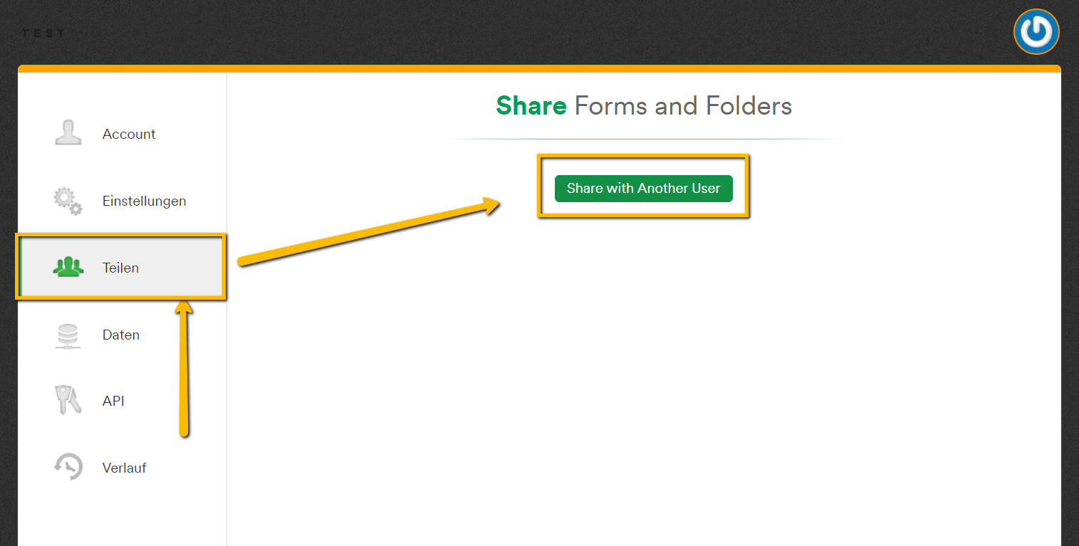 Wie Sie Formulare mit anderen Nutzern auf Enterprise-Servern teilen können Image-2