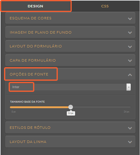 Como Alterar a Fonte do seu Formulário Image-4