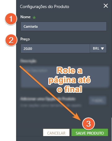 Configurando o seu primeiro Formulário de Compras Image-6
