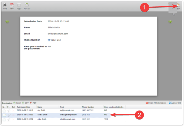 Как да редактирате подадени формуляри направени на вашите форми Image-6