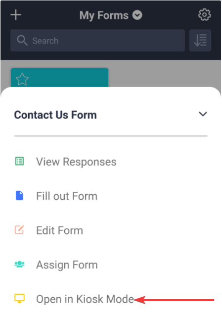 Как да използвам Kиоск режим в Jotform Мобилни Форми Image-2