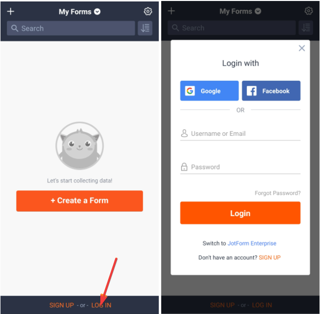 Как мога да използвам Jotform Мобилни Форми без достъп до интернет? Image-1