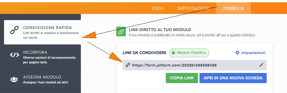 Come creare un URL personalizzato di un modulo? Image-1