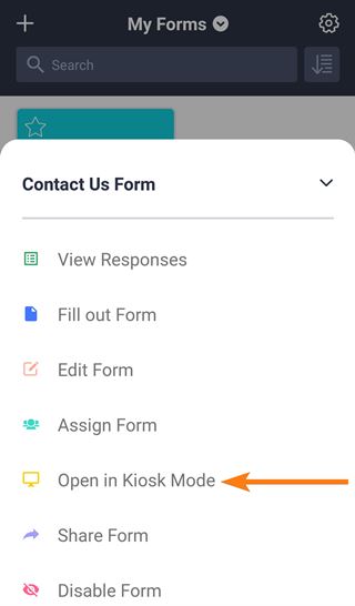 როგორ გამოვიყენო კიოსკის რეჟიმი Jotform-ის მობილურ ფორმებში Image-2