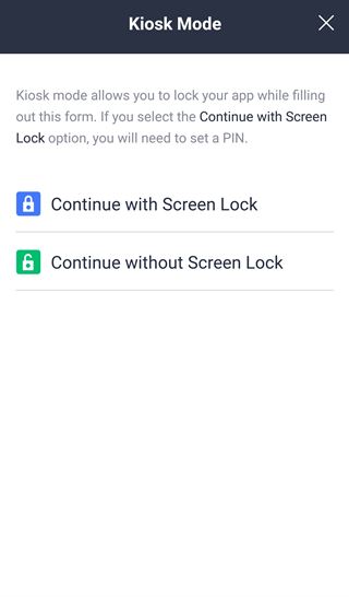 როგორ გამოვიყენო კიოსკის რეჟიმი Jotform-ის მობილურ ფორმებში Image-3