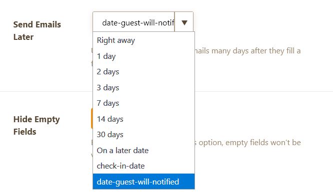Send Emails Later Custom Date