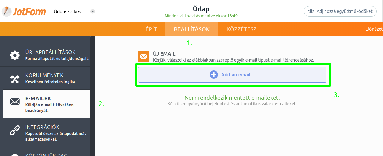 Az Értesítő és Automatikus Válasz E-mailek Beállításainak Magyarázata Image-3