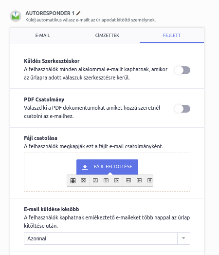 Az Értesítő és Automatikus Válasz E-mailek Beállításainak Magyarázata Image-9