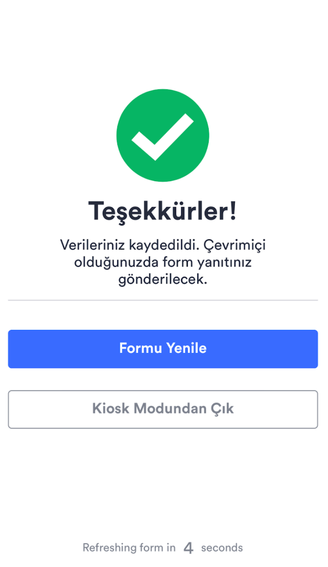 JotForm Mobil Formları erişimi olmadan nasıl kullanabilirim?