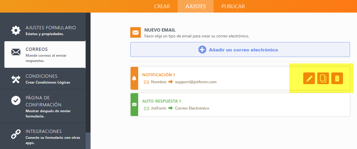 Explicación de la configuración de notificación por correo electrónico y respuesta automática Image-2