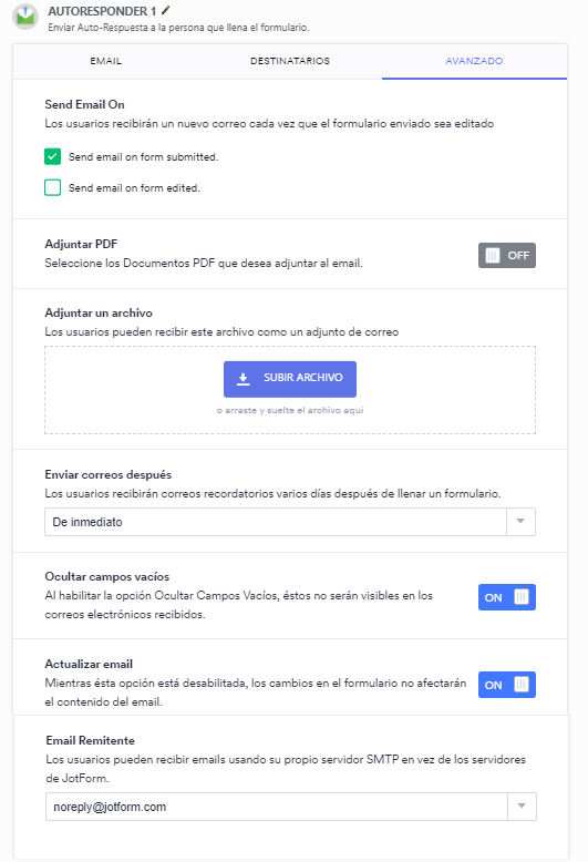 Explicación de la configuración de notificación por correo electrónico y respuesta automática Image-9