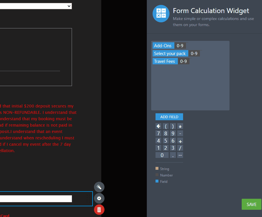 How to collect remaining balance after deposit.