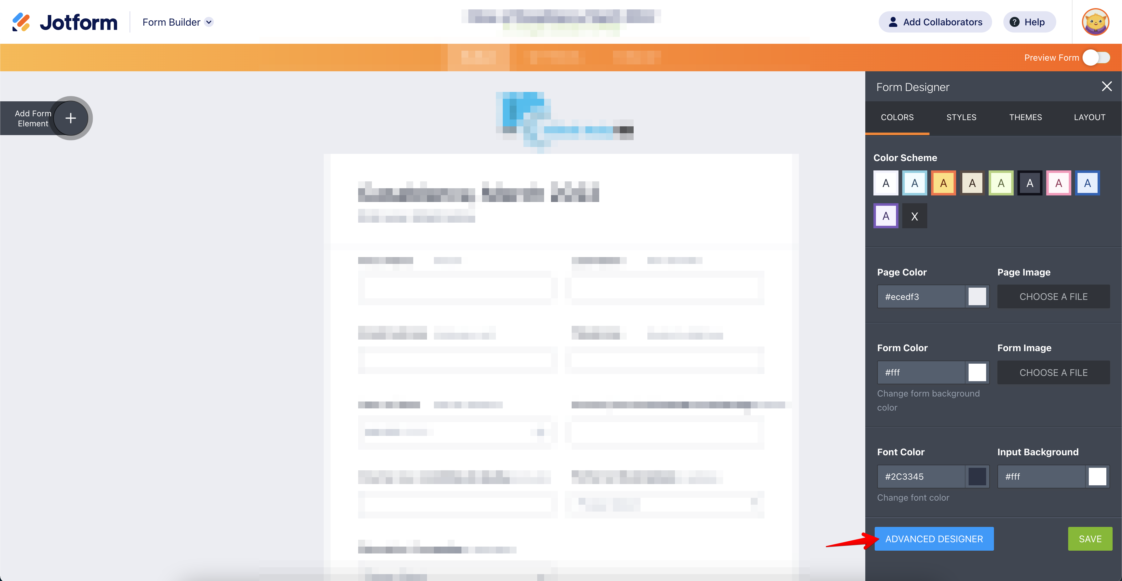 Move Sub-Label above the input box