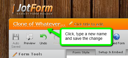 How to name a form to save it Image 1 Screenshot 20