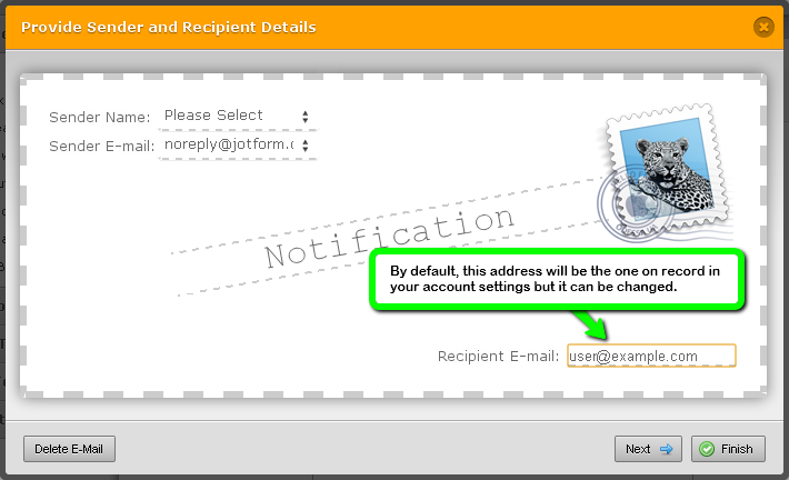 How can I get notifications when someone fills out a form to go to someone other than me? Image 3 Screenshot 62