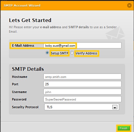 SMTP ACCOUNT WIZARD Image 2 Screenshot 41
