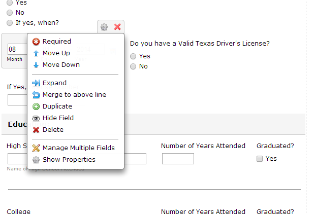Form fields not lining up correctly Image 1 Screenshot 30