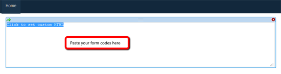 Weebly Custom HTML area